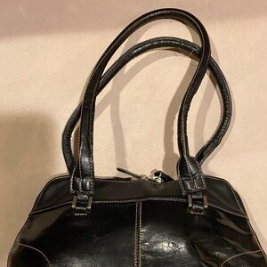 Unique design of black genius leather purse